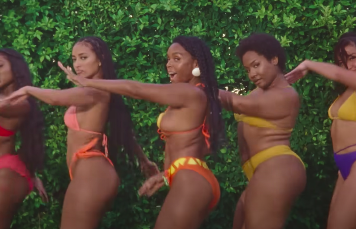 janaelle monae water slide